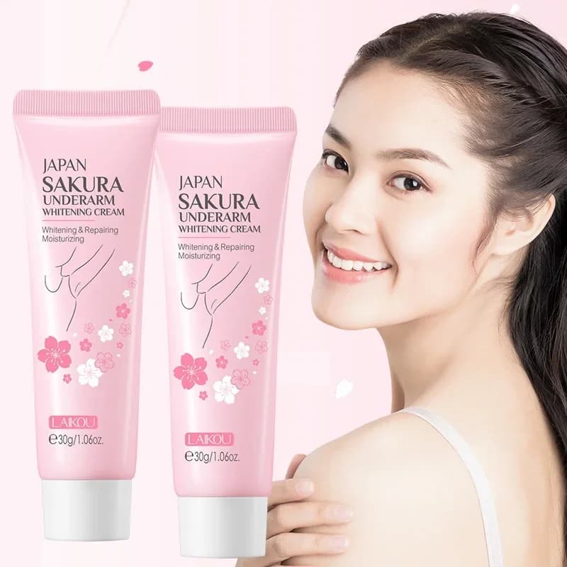 Sakura underarm and body cream tube — image 4