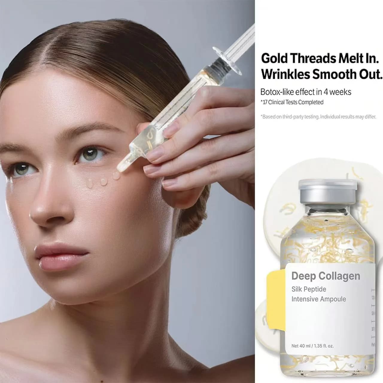 silk peptide intensive lifting ampoule bottle — image 5