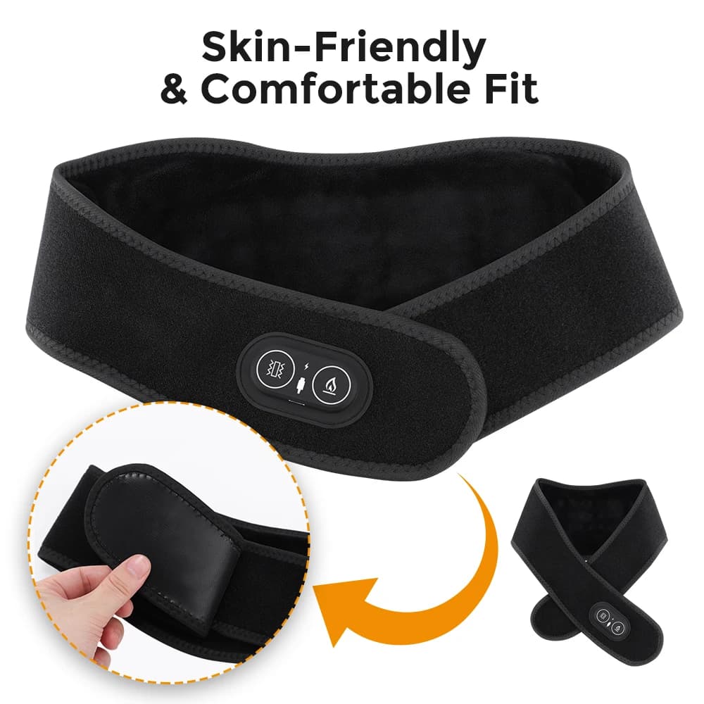red light heating neck belt with infrared therapy — image 6