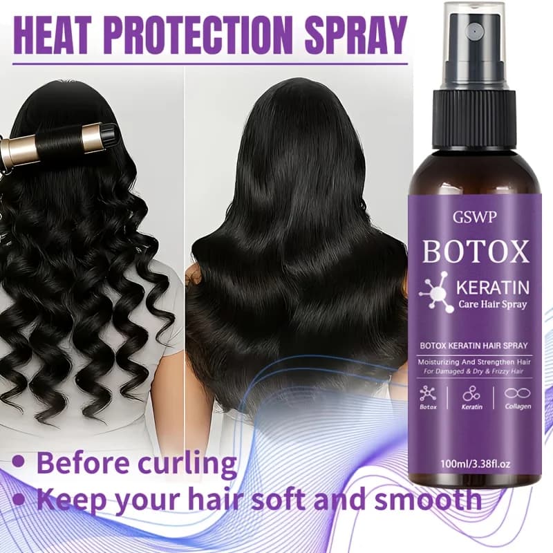 Botox keratin hair spray bottle — image 5