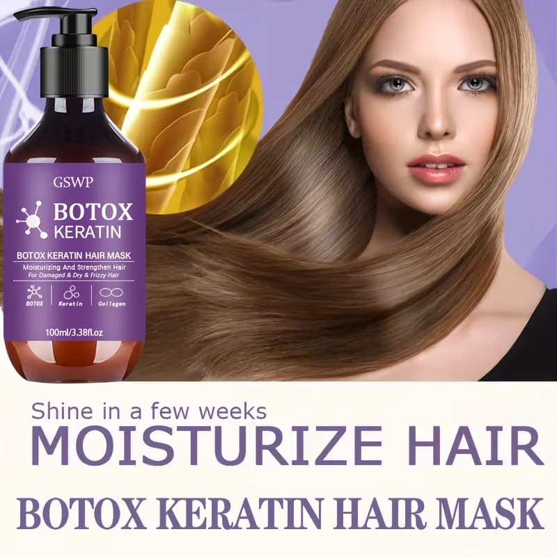Botox keratin hair mask in a 100 ml jar — image 5