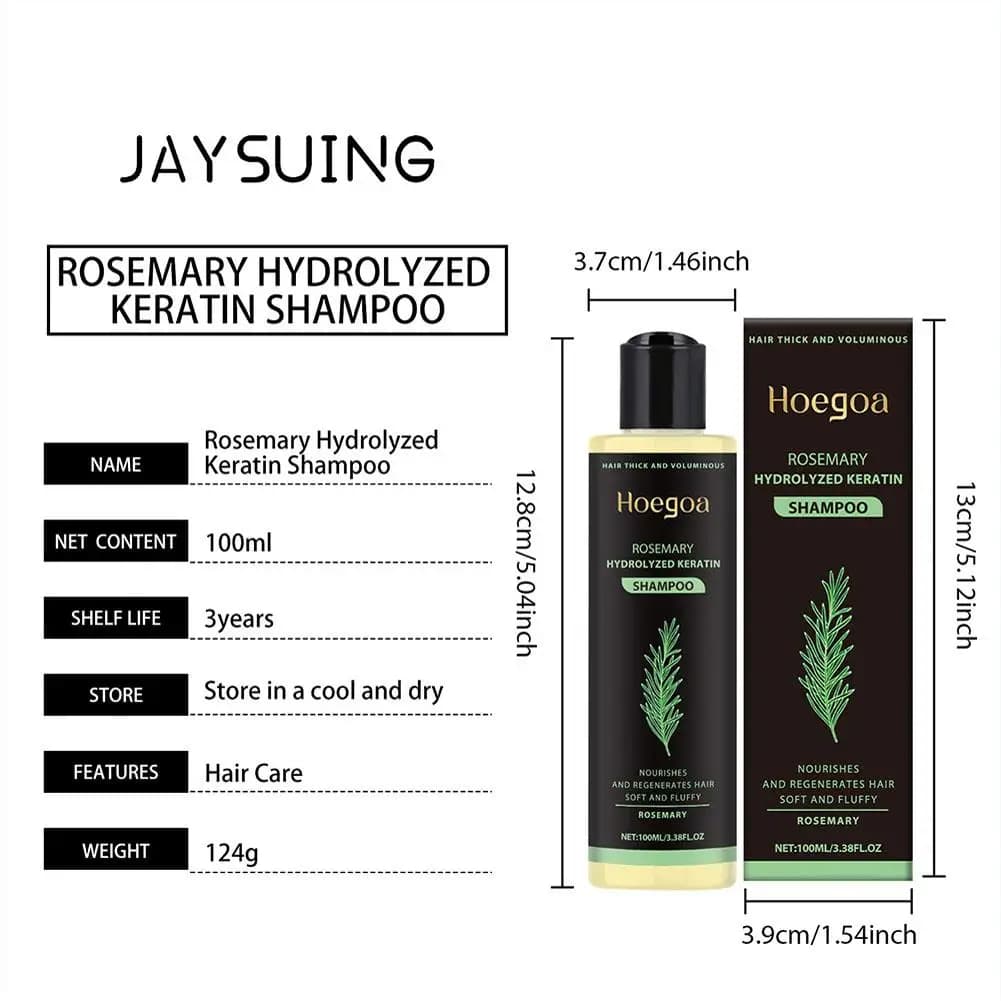 bottle of rosemary hair shampoo — image 6