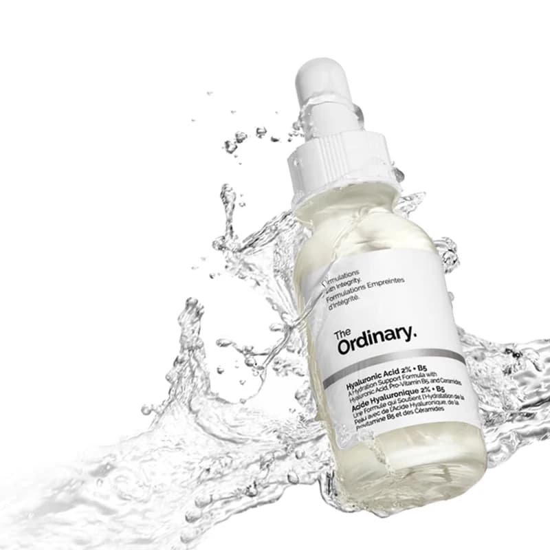 hydrating serum bottle with hyaluronic acid and ceramides — image 1