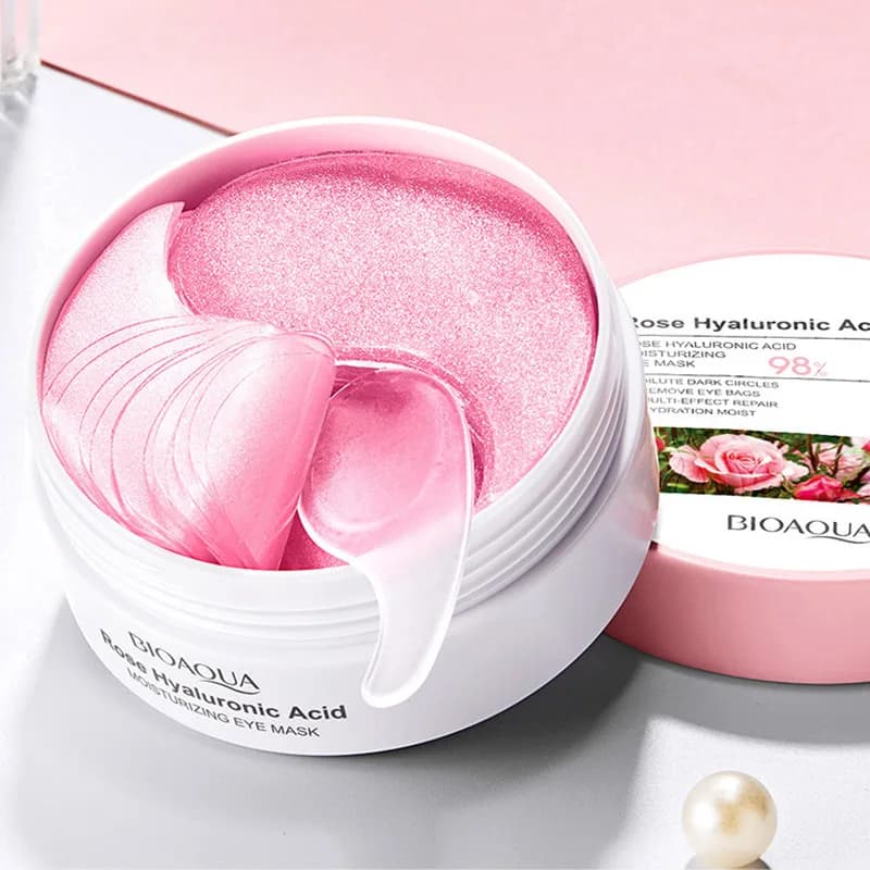 Rose hyaluronic acid eye mask sheet — image 5