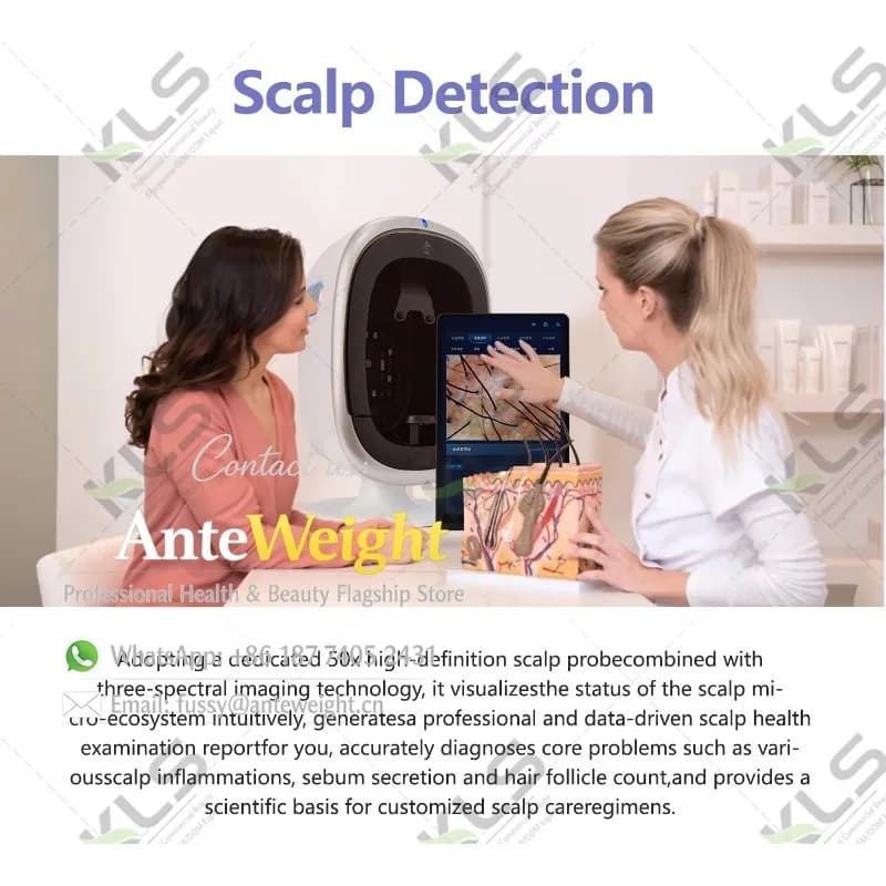 2 in 1 Skin Analyzer + Scalp Analysis Machine — image 7