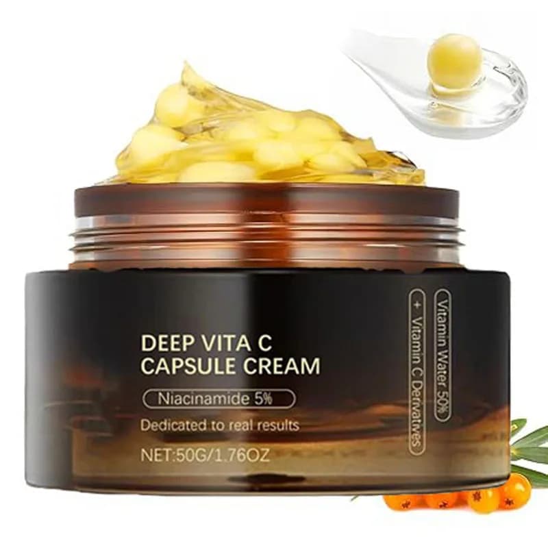 golden capsule vitamin c hydrating face moisturizer — image 1