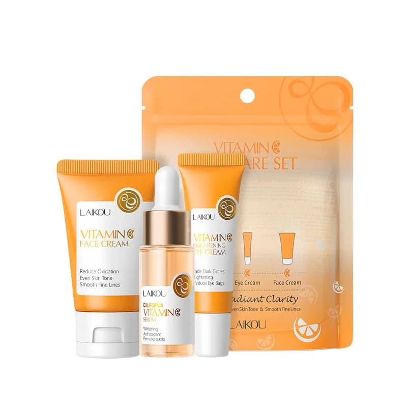 LAIKOU vitamin C face cream, serum and eye cream set — image 8