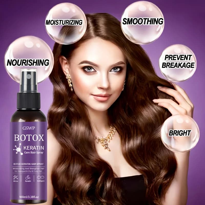 Botox keratin hair spray bottle — image 4