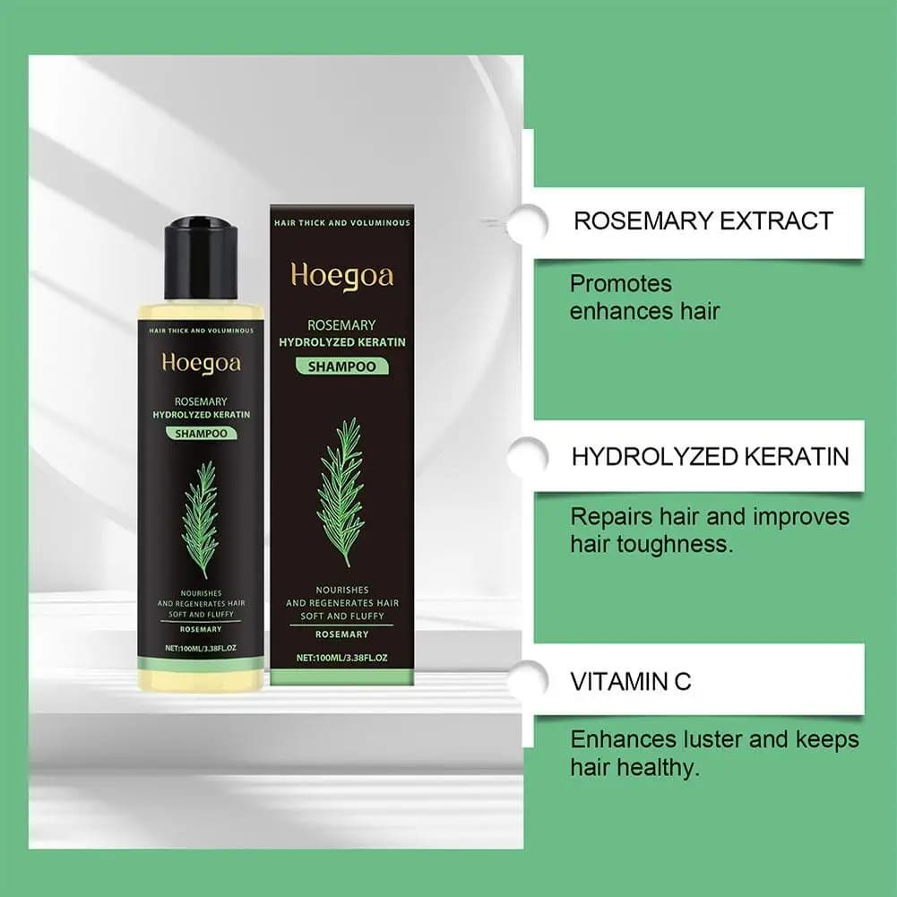bottle of rosemary hair shampoo — image 3