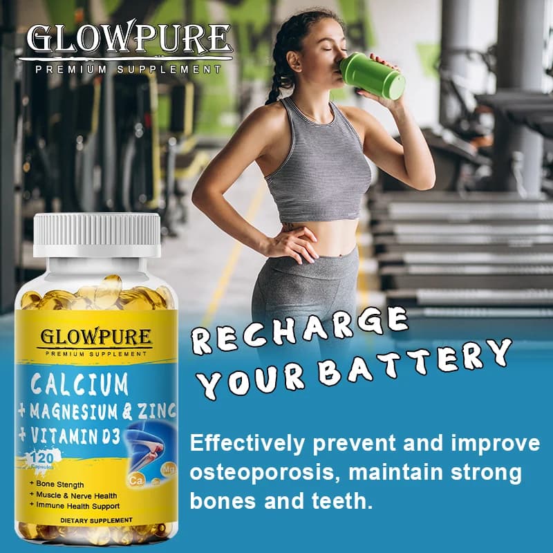 bottle of calcium magnesium zinc vitamin D3 supplement — image 3
