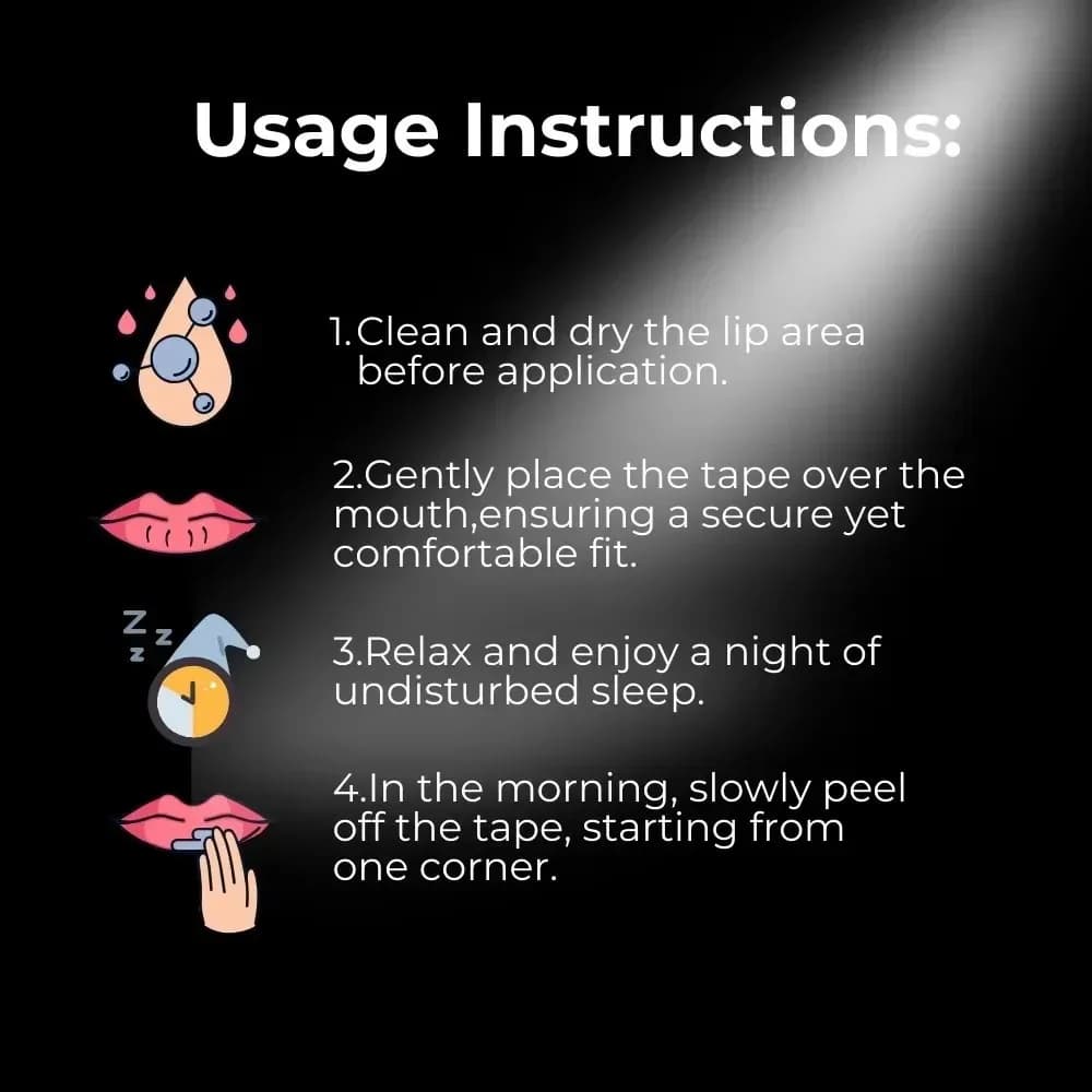 30/60/90Pcs Anti Snoring Sleep Mouth Tape Best Breathing Nasal — image 5