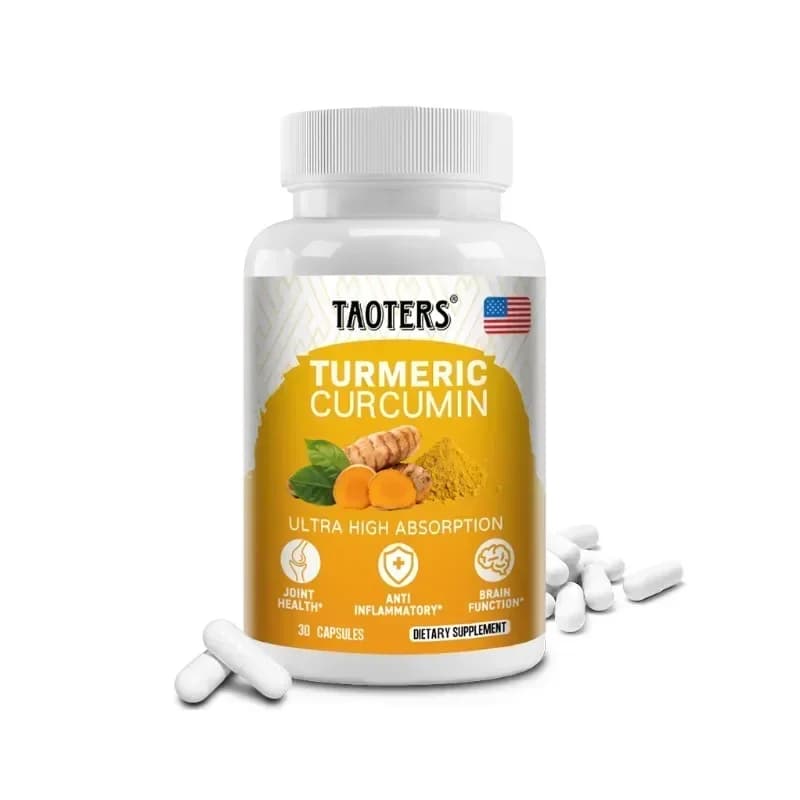 bottles of turmeric curcumin capsules — image 8