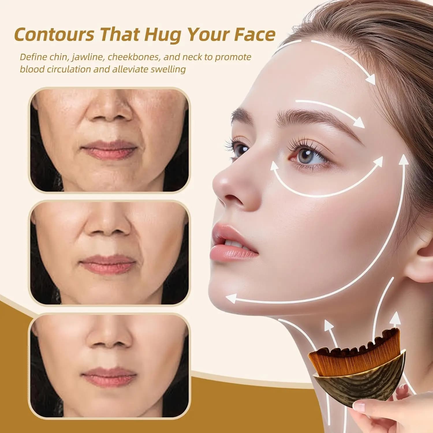 Lymphatic drainage brush for face and body — image 3