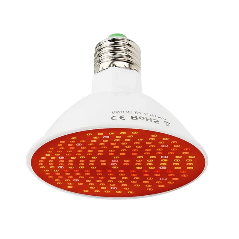 Red and near-infrared LED therapy device with clip — image 4