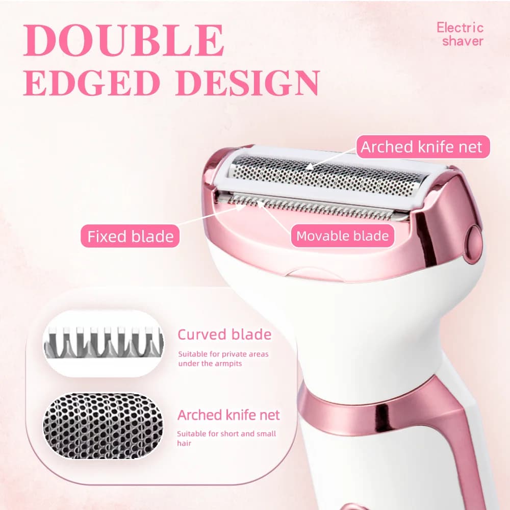 4-in-1 electric lady shaver and epilator — image 4