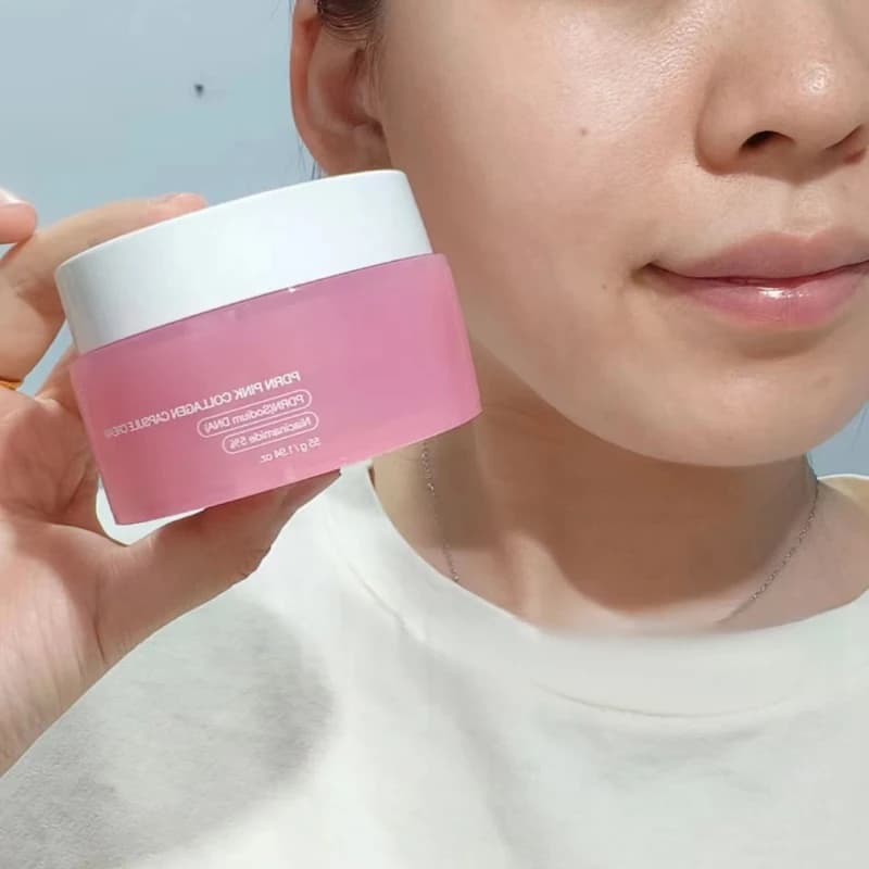 Pink collagen capsule cream with niacinamide — image 4