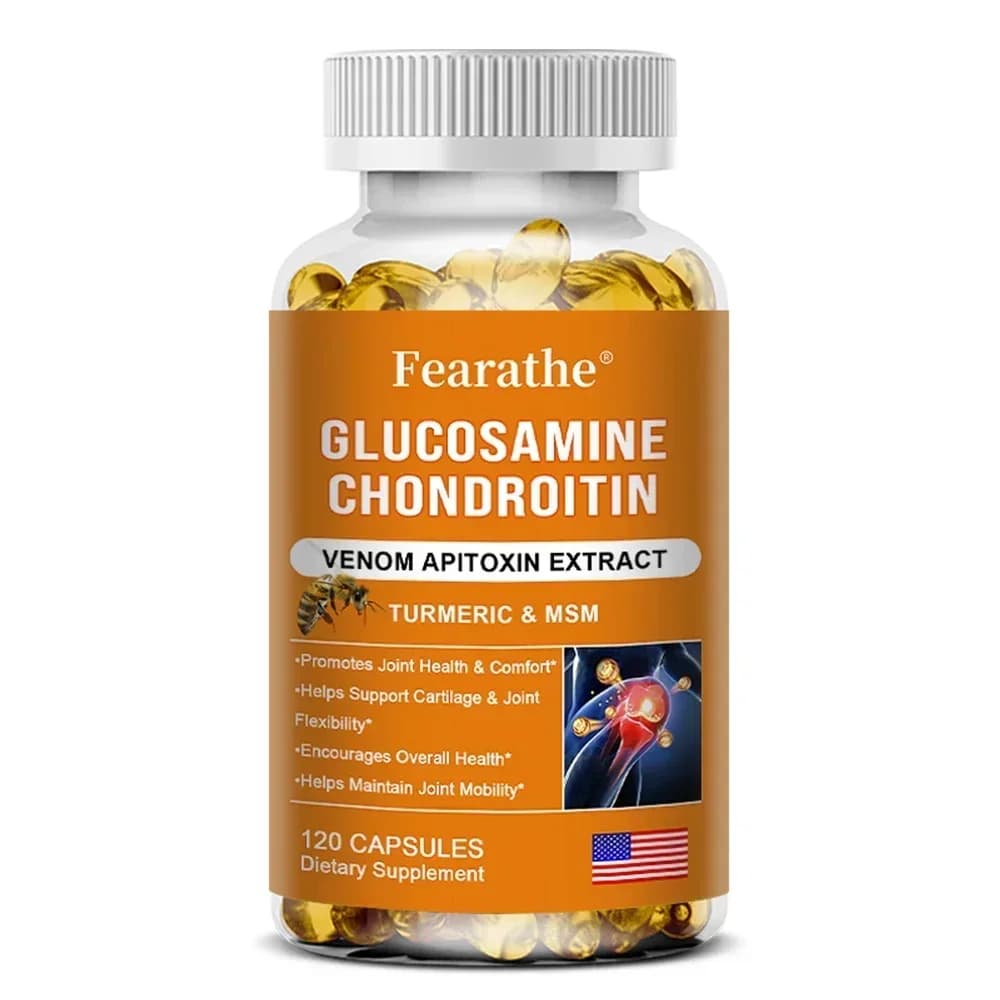 bottles of glucosamine chondroitin MSM turmeric capsules — image 7