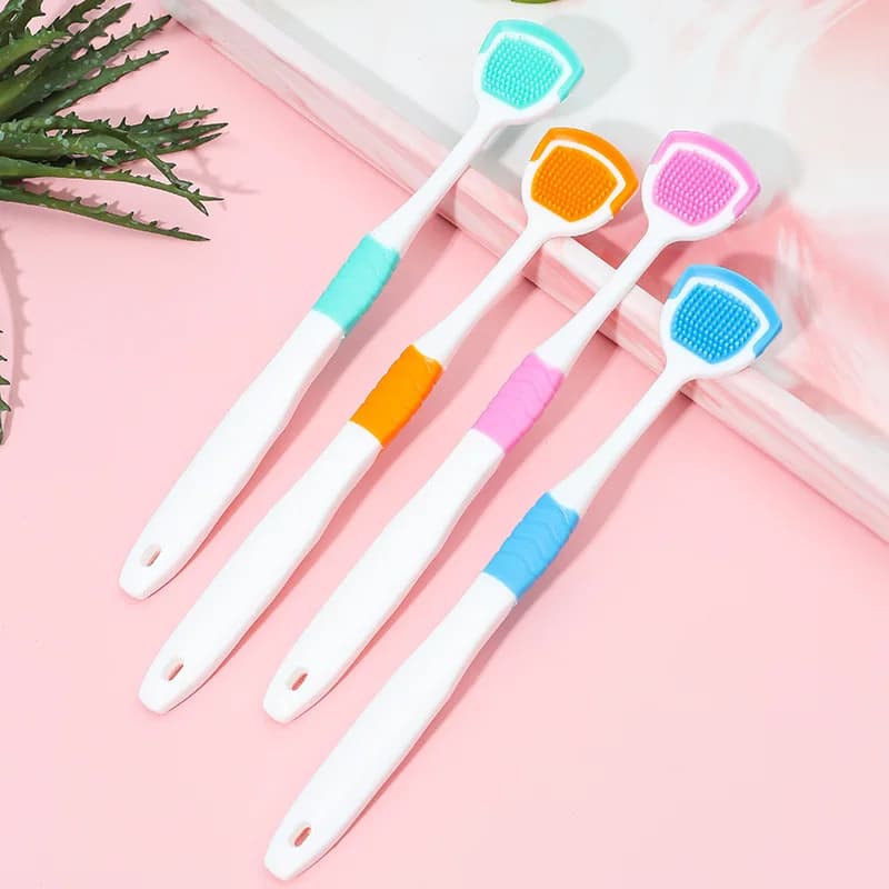 soft silicone tongue scraper — image 7