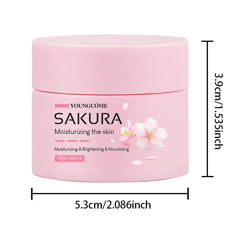Cherry blossom facial moisturizer cream tube — image 7