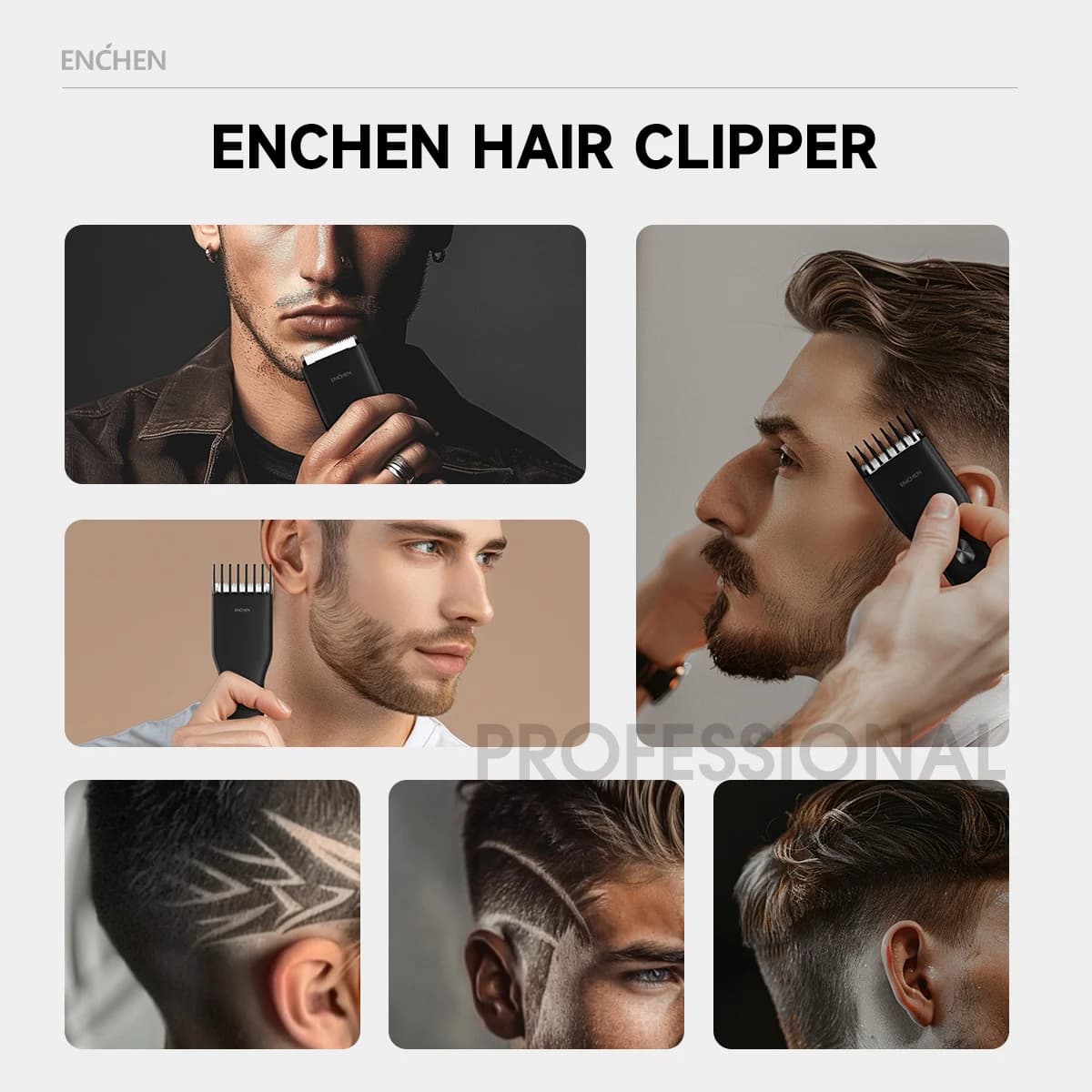 ENCHEN Boost cordless hair clipper with ceramic blades — image 6