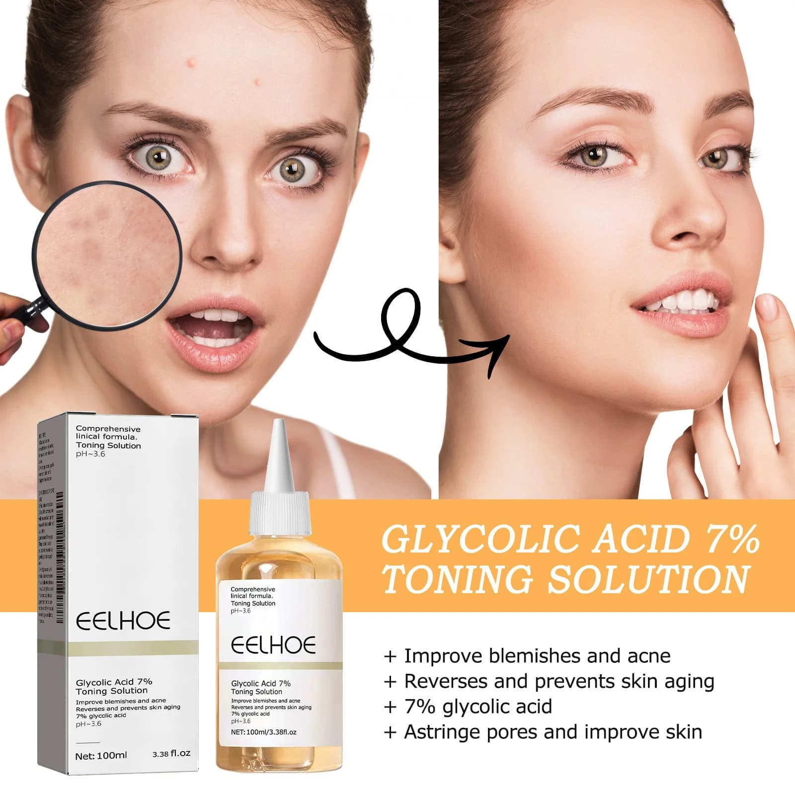 bottle of 7% glycolic acid toning solution — image 3