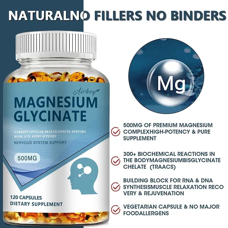 bottle of magnesium glycinate supplement — image 4