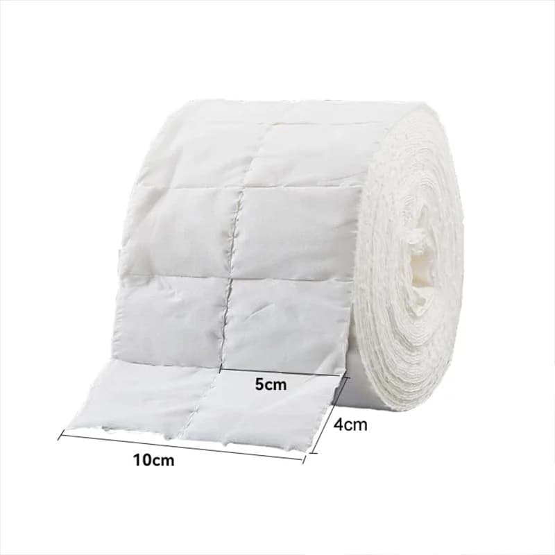 lint-free cotton nail polish remover pads roll — image 6
