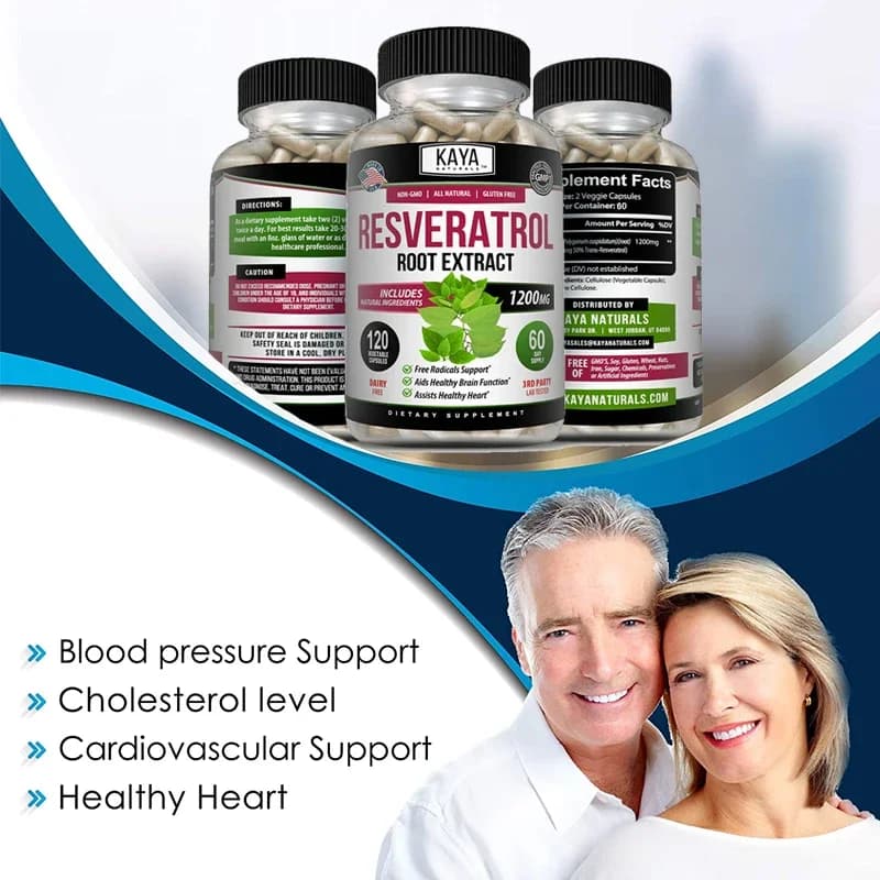 bottles of resveratrol antioxidant capsules — image 4