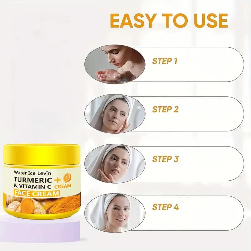 turmeric vitamin c anti-aging moisturizer cream tube — image 6