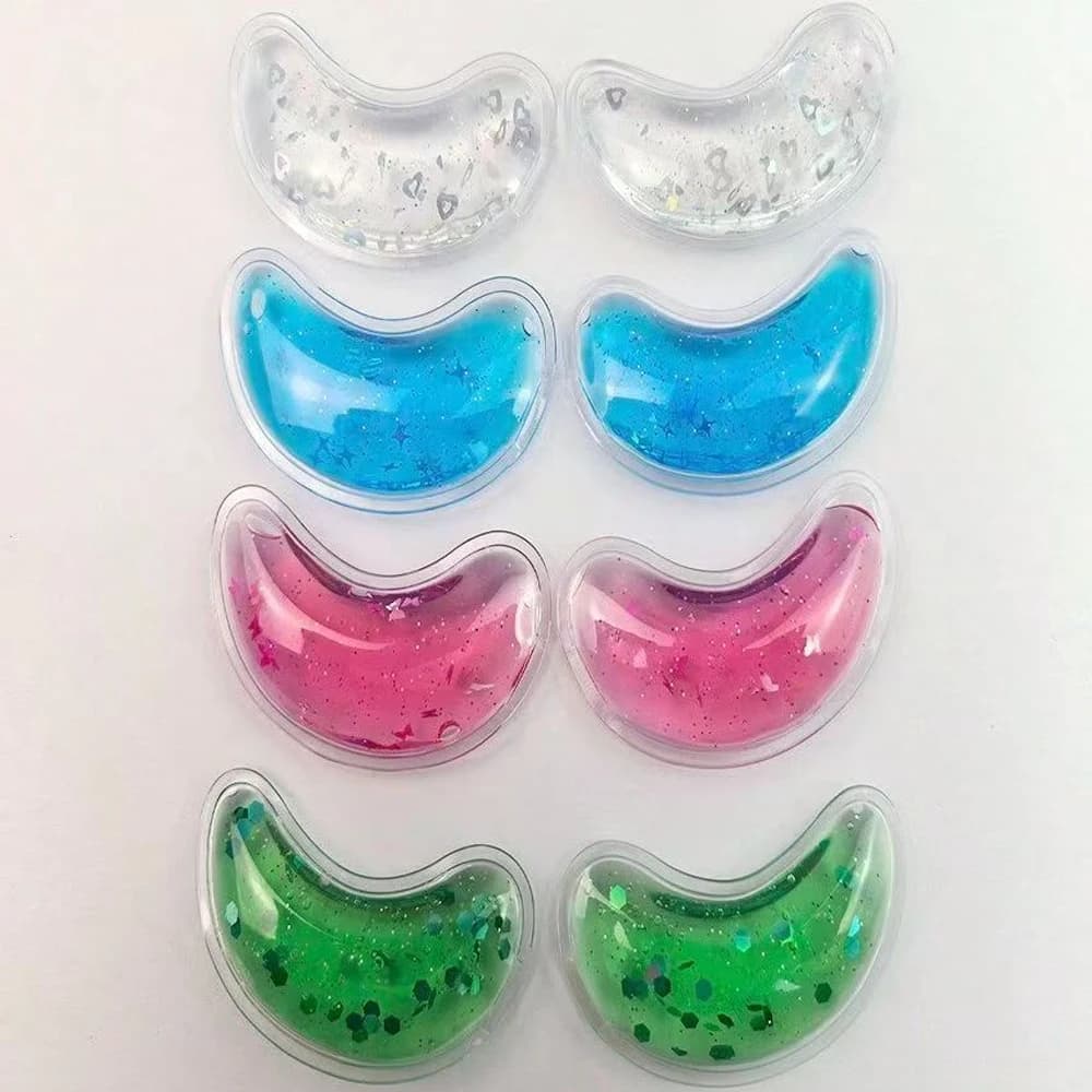 Reusable hot and cold gel eye compress pad — image 4