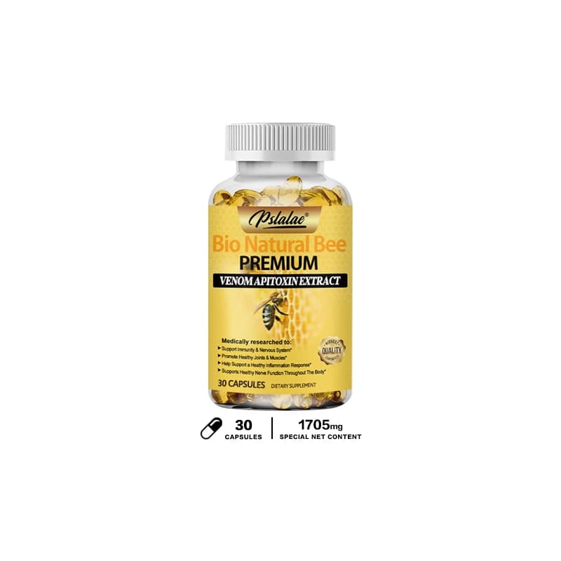bee propolis capsules in a bottle — image 8