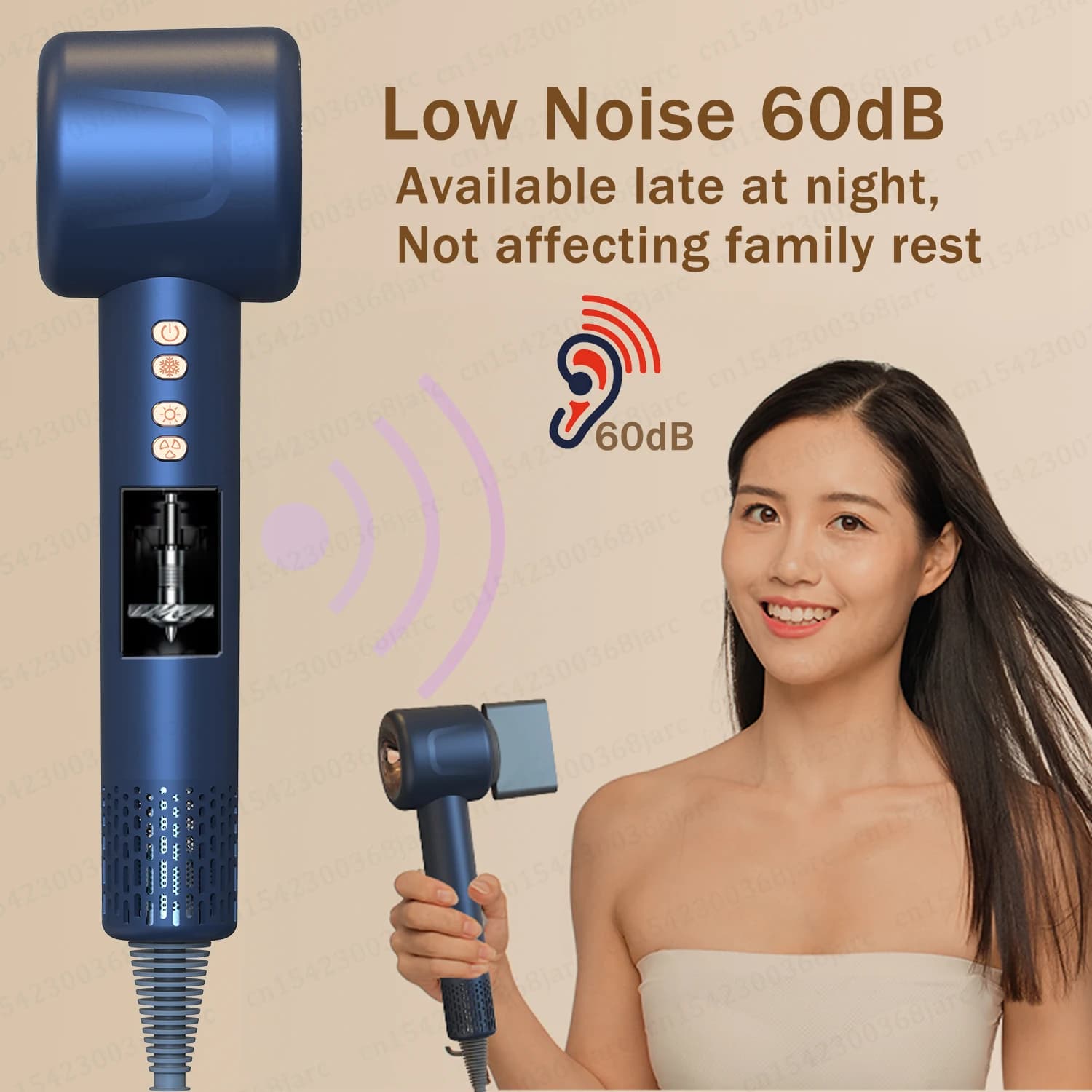 leafless hair dryer with negative ion technology — image 4