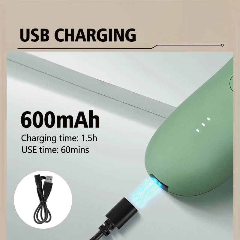 electric men's body and beard trimmer — image 5