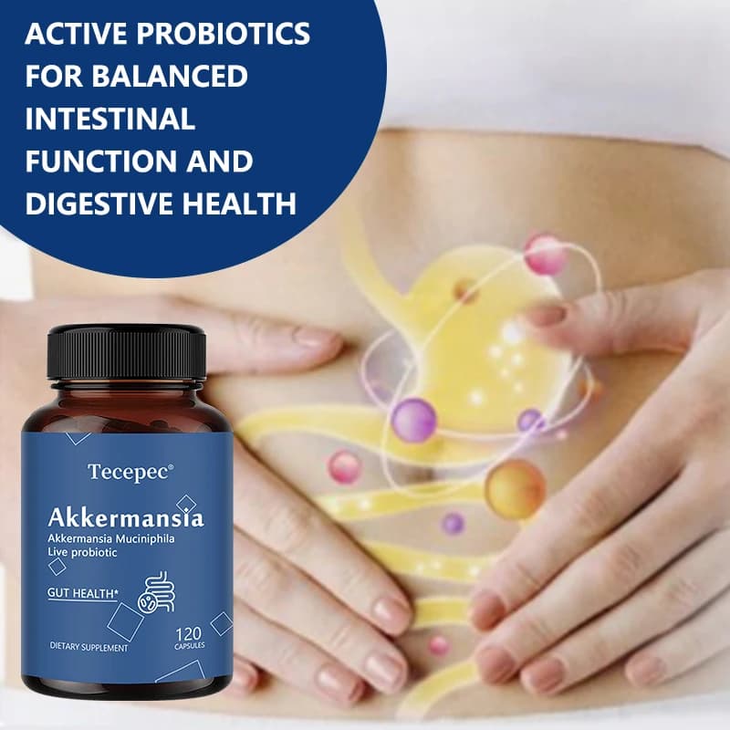Akkermansia muciniphila probiotic capsules bottle — image 3