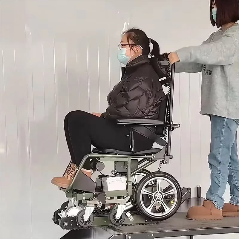 electric wheelchair with stair‑climbing capability — image 4