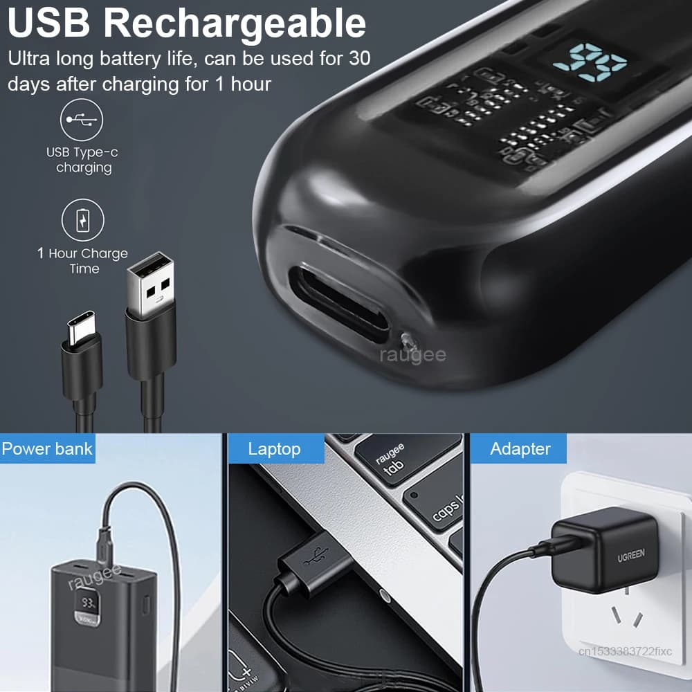 Rechargeable electric nose hair trimmer — image 4