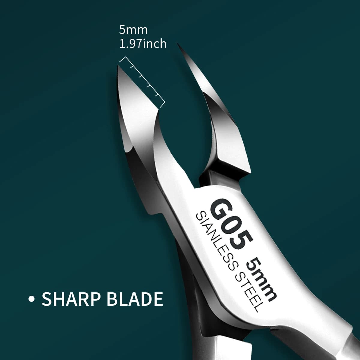cuticle trimmer set with sharp scissors — image 3