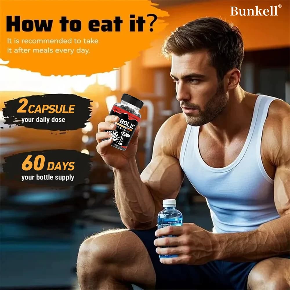 muscle builder capsules bottle — image 5
