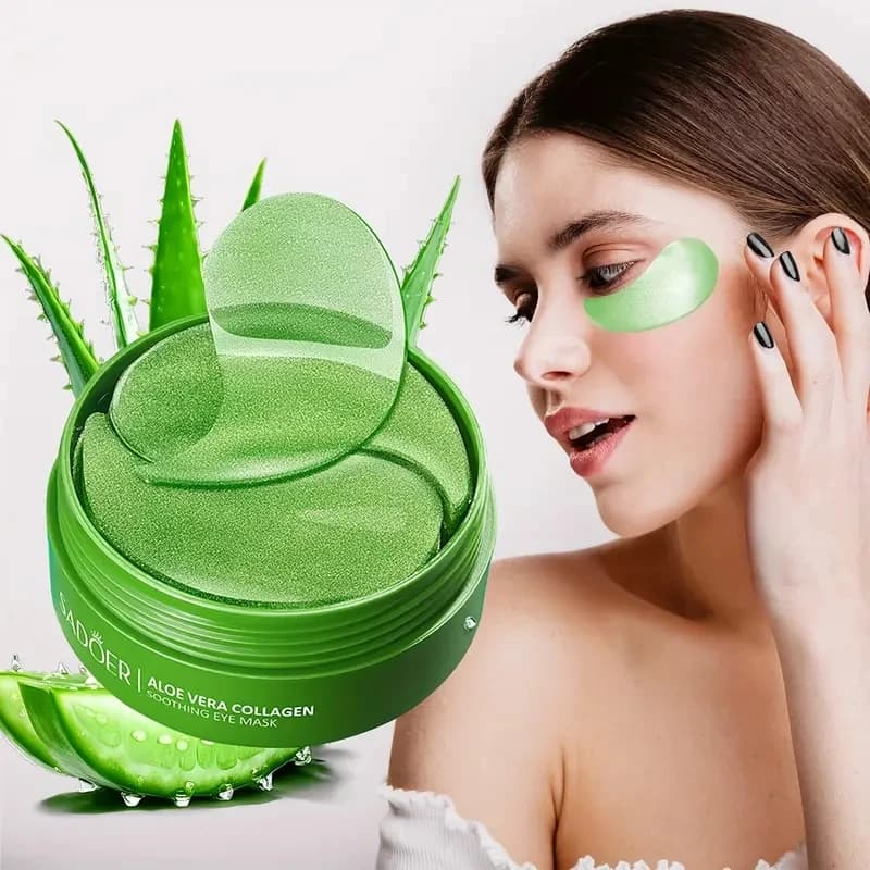 Aloe vera collagen eye mask pack — image 1