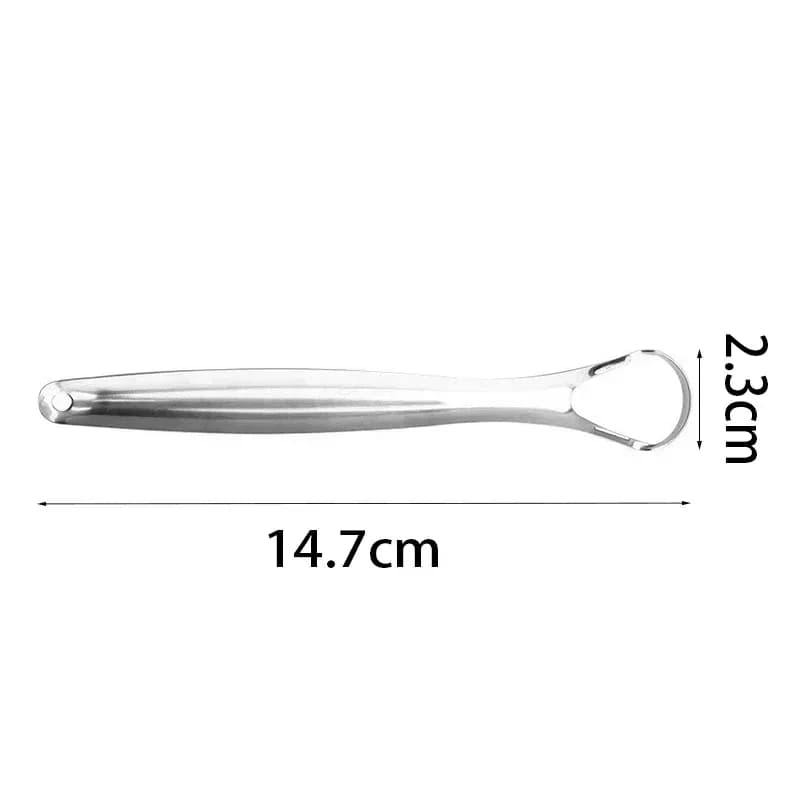 Reusable stainless steel tongue scraper set — image 6