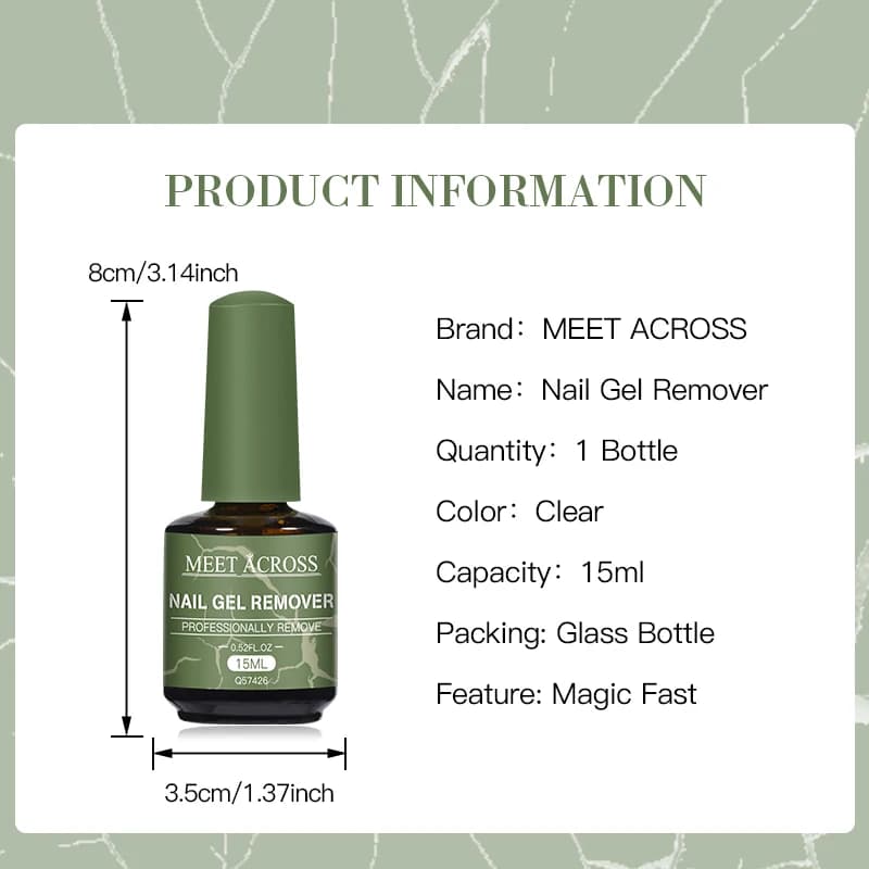 bottle of nail gel remover — image 6