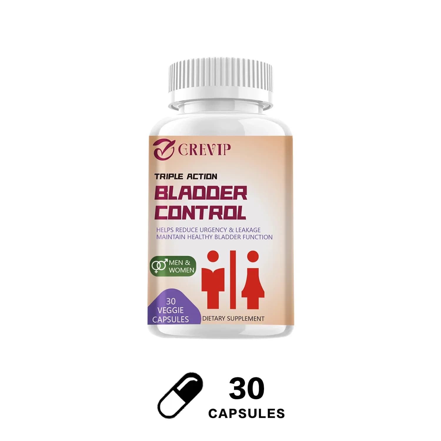 bladder control supplement bottle — image 7