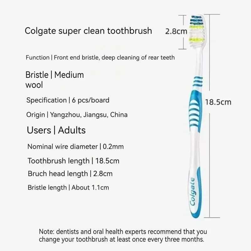 soft and medium bristle toothbrush set — image 6