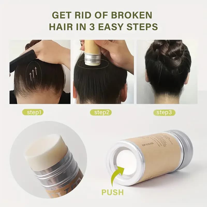 hair wax styling stick for kids and women — image 4