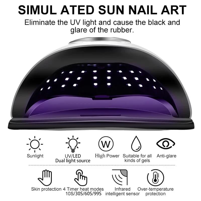 infrared nail lamp with sensor — image 3