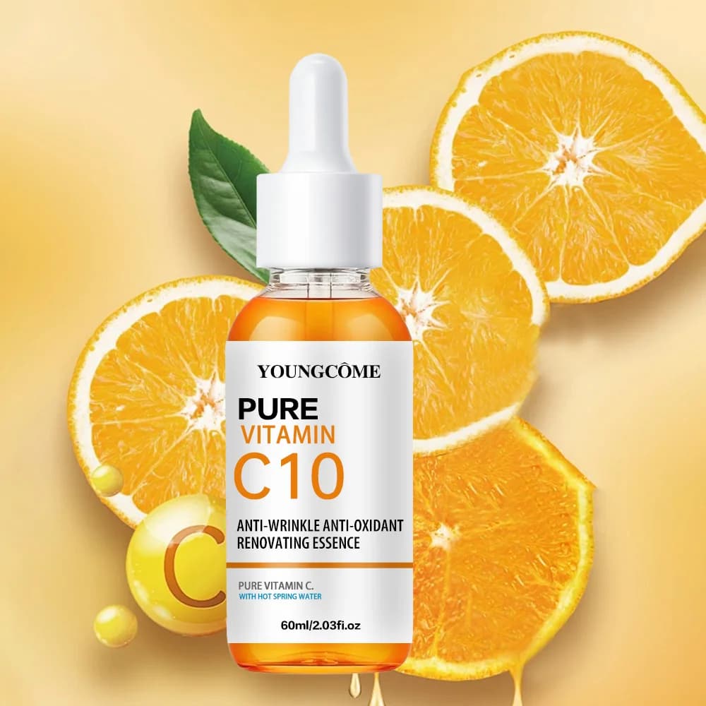 Vitamin C facial essence serum bottle with hyaluronic acid — image 5