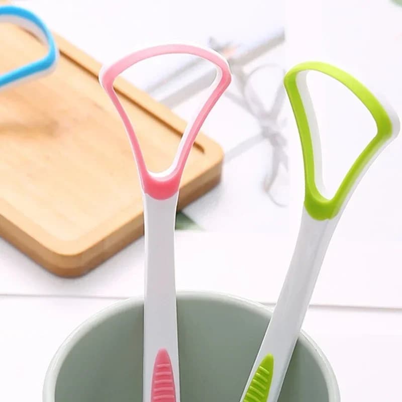 tongue scraper brush for oral hygiene — image 3