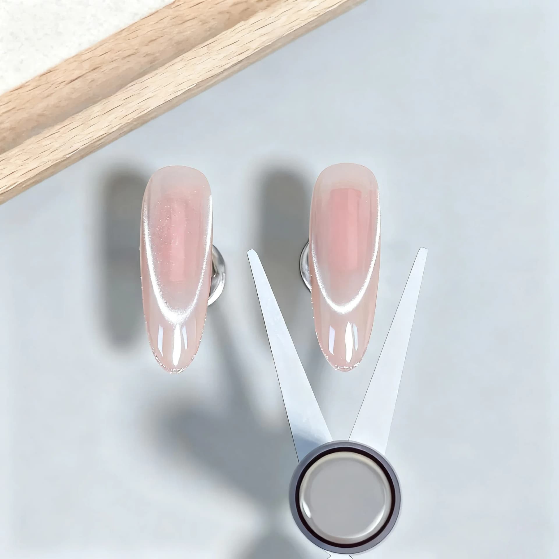 double-head French nail art magnet set — image 5