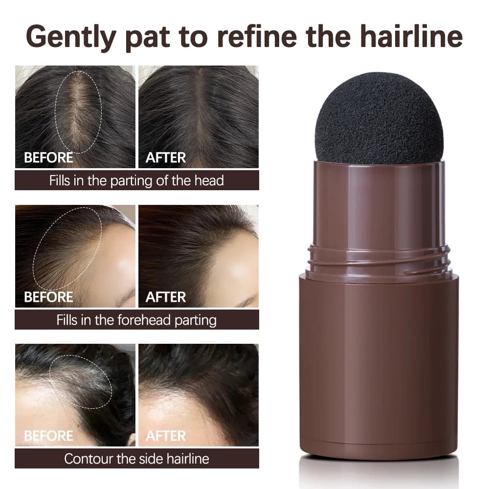 waterproof hairline shadow powder for root cover-up — image 1