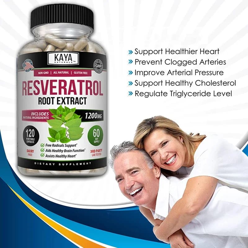 bottles of resveratrol antioxidant capsules — image 5